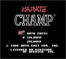 Pantallazo de Karate Champ para Nintendo (NES)
