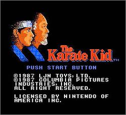 Pantallazo de Karate Kid, The para Nintendo (NES)
