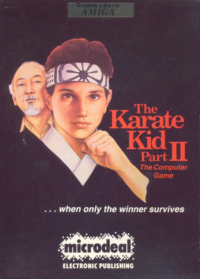 Caratula de Karate Kid Part II, The para Amiga