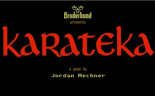 Pantallazo de Karateka para Atari ST