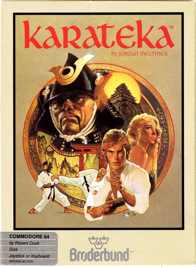 Caratula de Karateka para Commodore 64