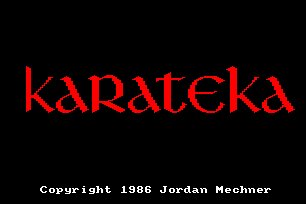 Pantallazo de Karateka para Amstrad CPC