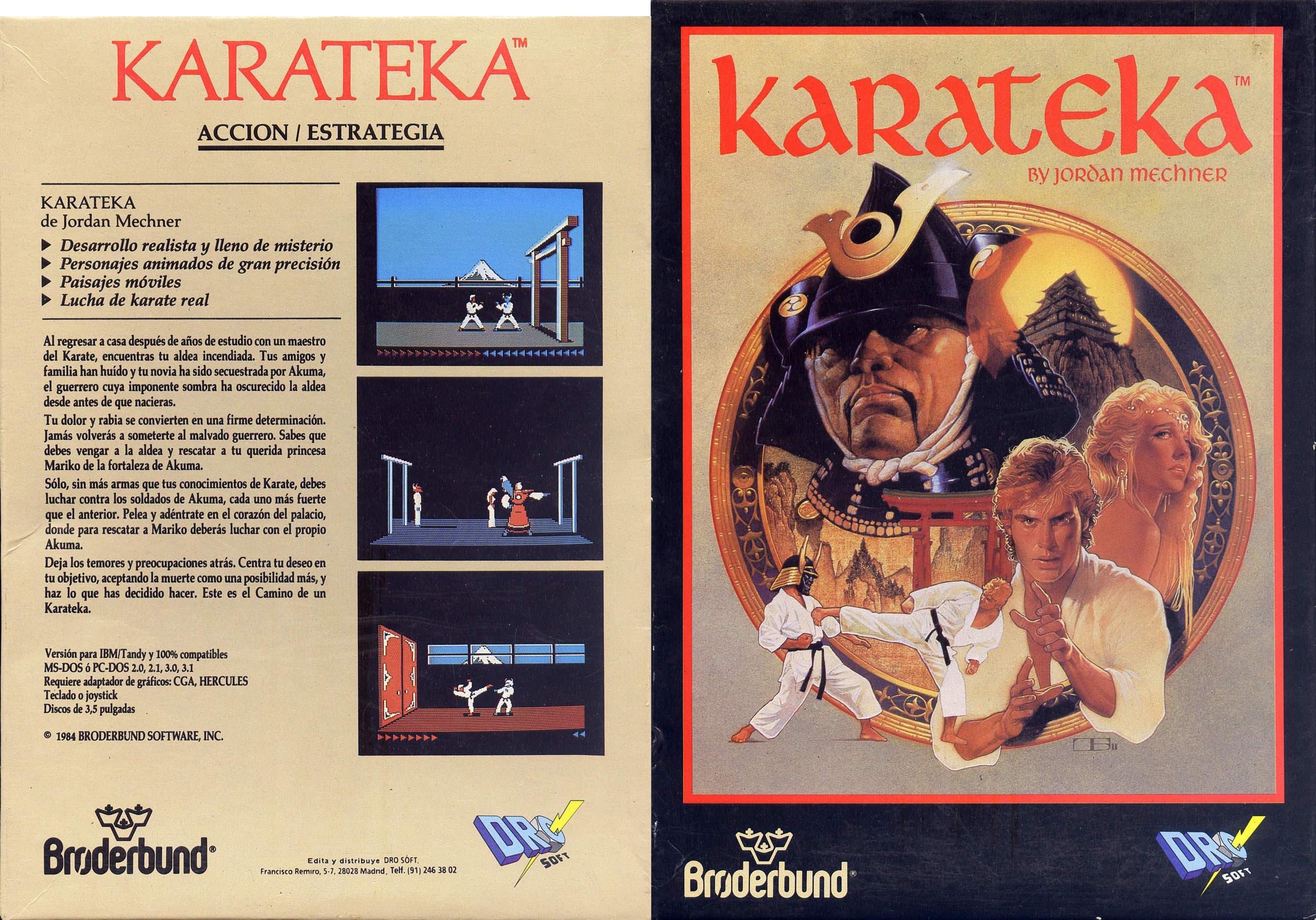 Caratula de Karateka para Amstrad CPC
