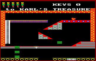 Pantallazo de Karl's Treasure Hunt para Amstrad CPC