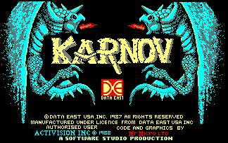 Pantallazo de Karnov para Amstrad CPC