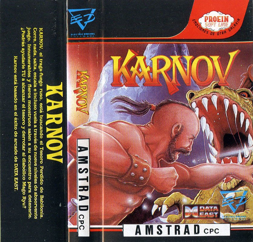 Caratula de Karnov para Amstrad CPC