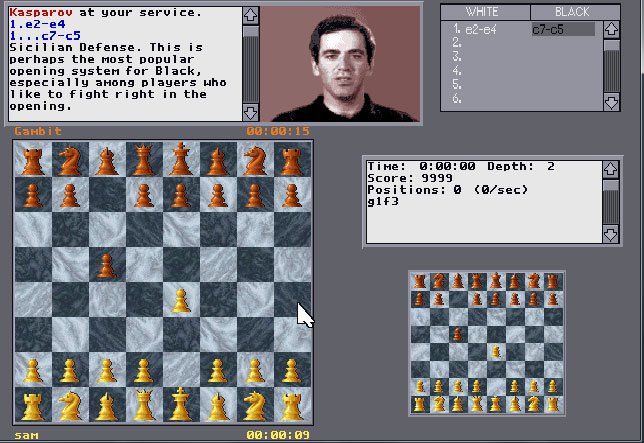 Pantallazo de Kasparov's Gambit para PC