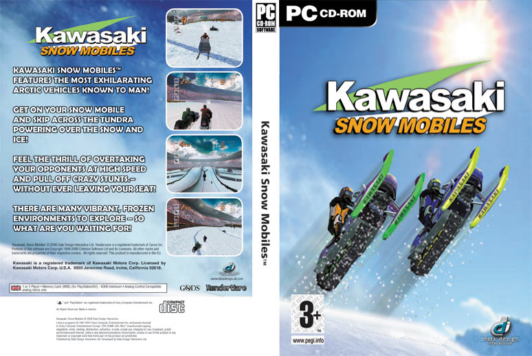 Caratula de Kawasaki Snow Mobiles para PC