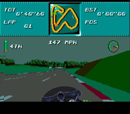 Pantallazo de Kawasaki Super Bike Challenge para Sega Megadrive