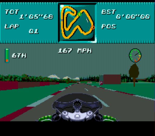 Pantallazo de Kawasaki Super Bike Challenge para Sega Megadrive
