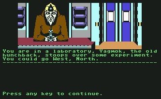 Pantallazo de Kayleth para Commodore 64