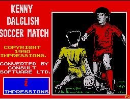 Pantallazo de Kenny Dalglish Soccer Match para Spectrum