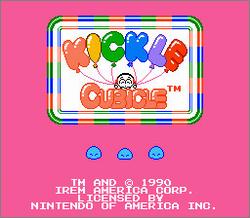 Pantallazo de Kickle Cubicle para Nintendo (NES)
