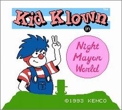 Pantallazo de Kid Klown in Night Mayor World para Nintendo (NES)