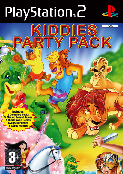 Caratula de Kiddies Party Pack para PlayStation 2