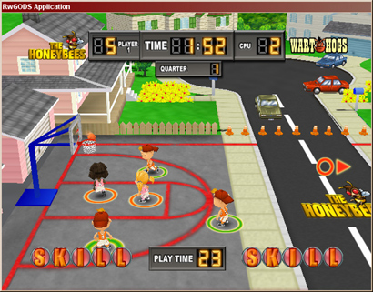 Pantallazo de Kidz Sports Basketball para PlayStation 2