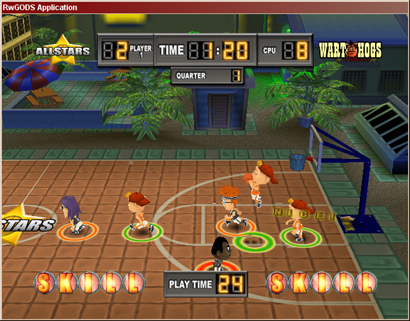 Pantallazo de Kidz Sports Basketball para PlayStation 2