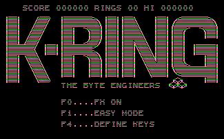 Pantallazo de Killer Ring para Amstrad CPC