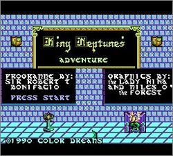 Pantallazo de King Neptune's Adventure para Nintendo (NES)