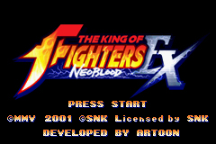 Pantallazo de King Of Fighters EX - Neo Blood (Japonés) para Game Boy Advance