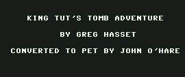 Pantallazo de King Tut ´s Tomb para Commodore 64