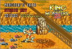 Pantallazo de King of the Monsters 2 para Super Nintendo