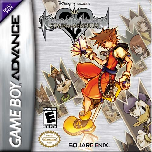 Caratula de Kingdom Hearts: Chain of Memories para Game Boy Advance