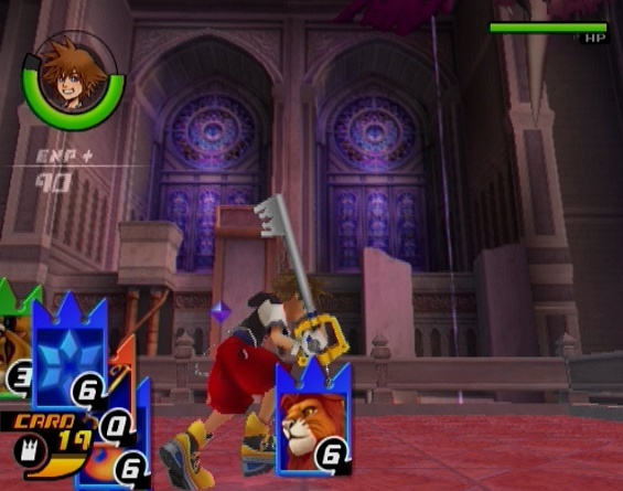 Pantallazo de Kingdom Hearts Re: Chain of Memories para PlayStation 2