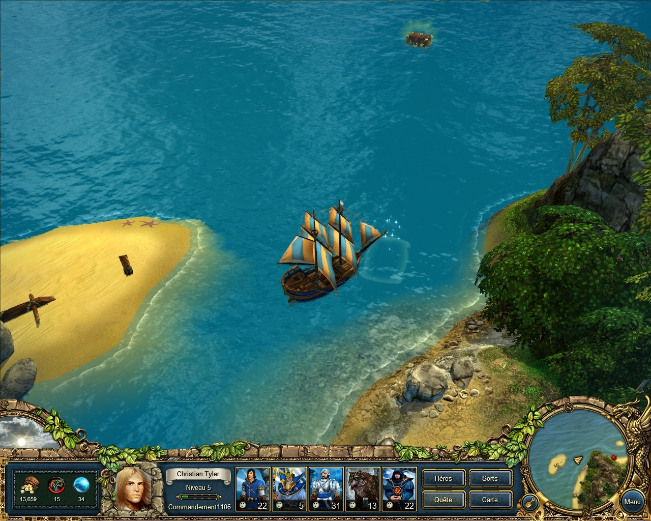 Pantallazo de King's Bounty: The Legend para PC