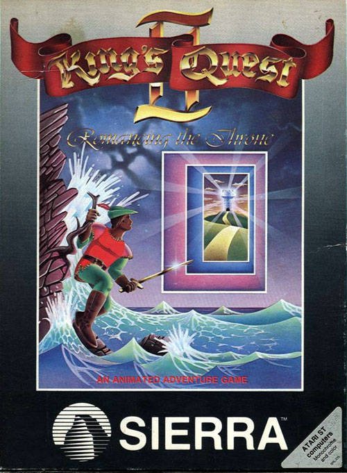 Caratula de King's Quest II: Romancing The Throne para Atari ST