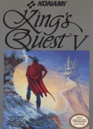 Caratula de King's Quest V para Nintendo (NES)