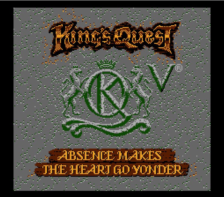 Pantallazo de King's Quest V para Nintendo (NES)