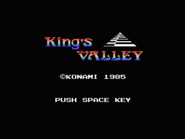 Pantallazo de King's Valley para MSX