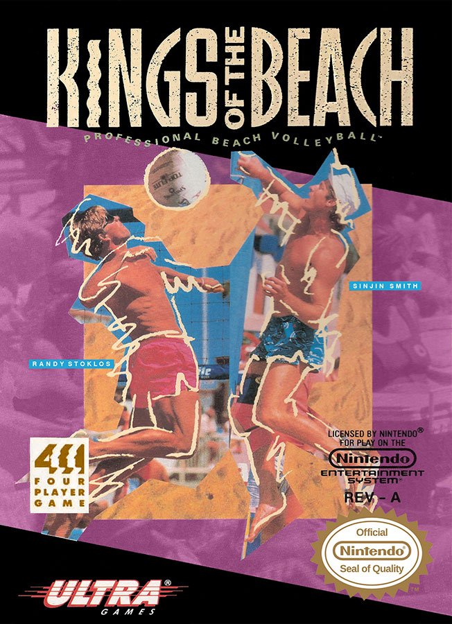 Caratula de Kings of the Beach para Nintendo (NES)