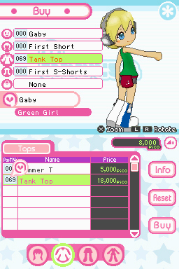 Pantallazo de Kira Kira Pop Princess para Nintendo DS