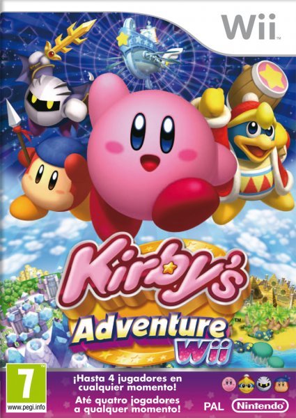 Caratula de Kirbys Adventure para Wii