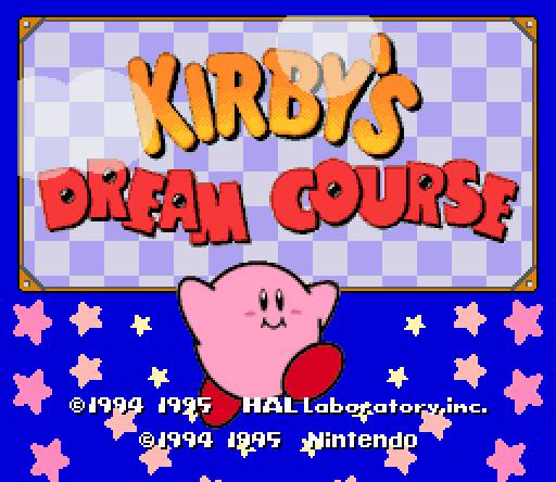 Caratula de Kirby's Dream Course (Consola Virtual) para Wii