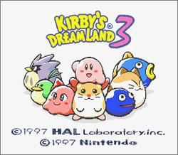 Pantallazo de Kirby's Dream Land 3 para Super Nintendo