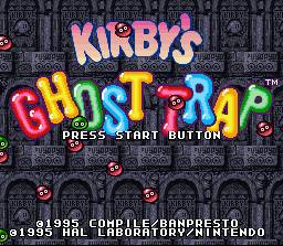 Caratula de Kirby's Ghost Trap (Consola Virtual) para Wii