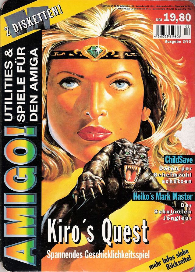 Caratula de Kiro's Quest para Amiga