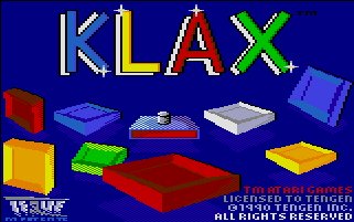 Pantallazo de Klax, Cartridge para Amstrad CPC