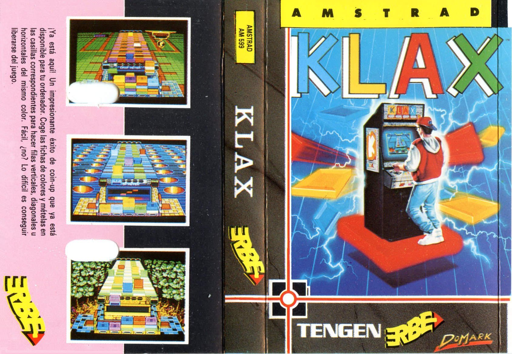 Caratula de Klax para Amstrad CPC