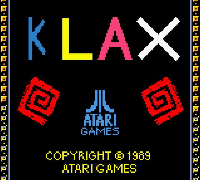 Pantallazo de Klax para Game Boy Color