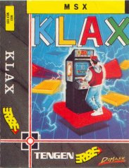 Caratula de Klax para MSX