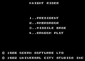 Pantallazo de Knight Rider para Amstrad CPC