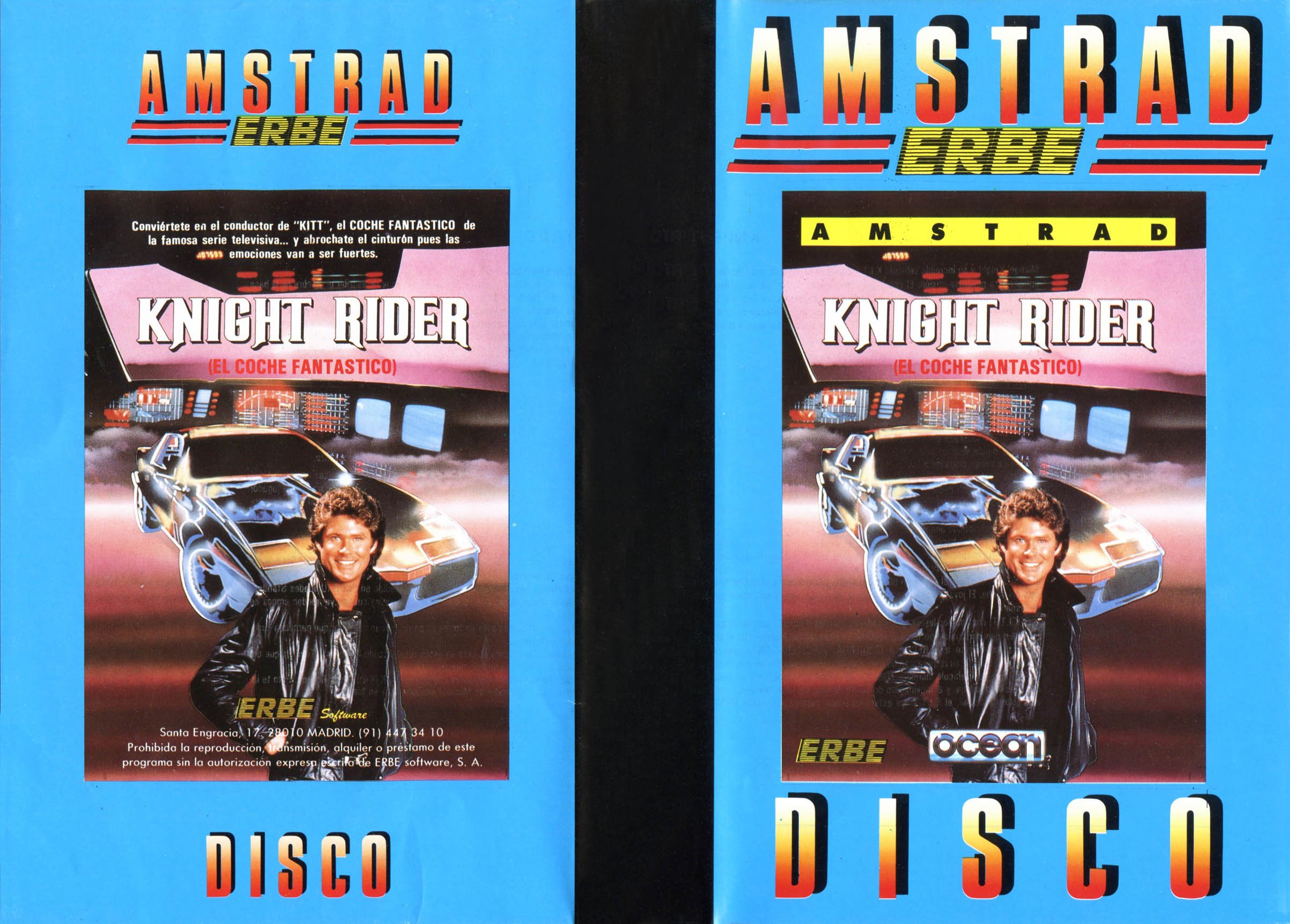 Caratula de Knight Rider para Amstrad CPC