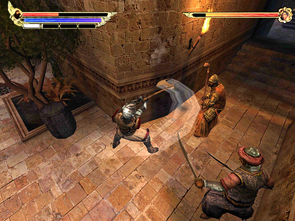 Pantallazo de Knights of the Temple para GameCube