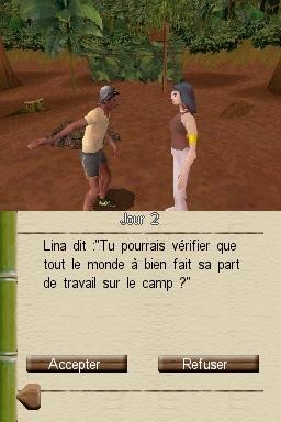 Pantallazo de Koh-Lanta: Survie dans la Jungle para Nintendo DS