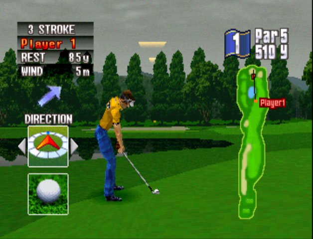 Pantallazo de Konami Open Golf para PlayStation