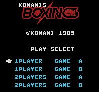 Pantallazo de Konami's Boxing para MSX